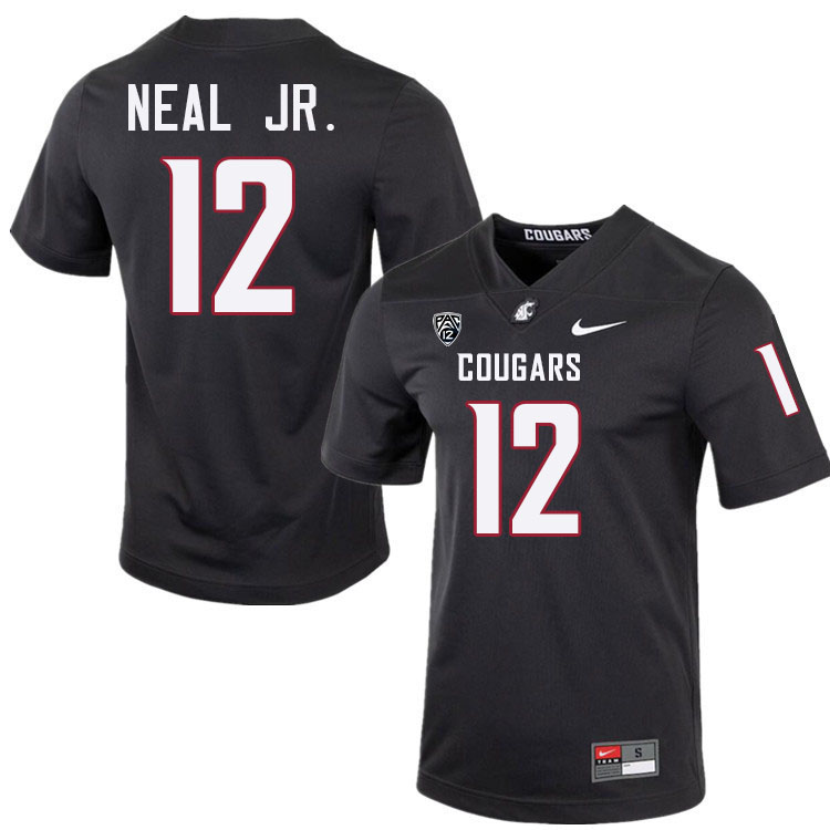 Leon Neal Jr. WSU Cougars Jersey.Washington State Cougars #12 Leon Neal Jr. Jersey Youth-Charcoal
